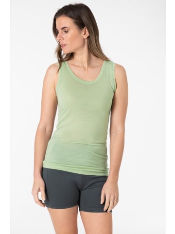 super.natural Merino Tanktop in grün