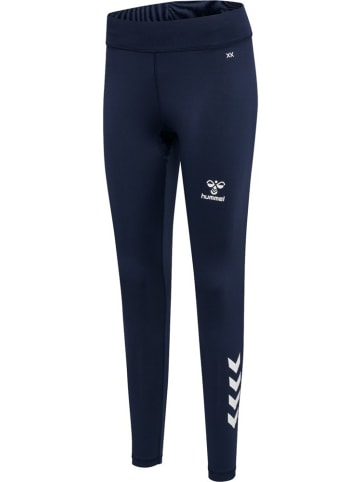 Hummel Sportleggings in Blau