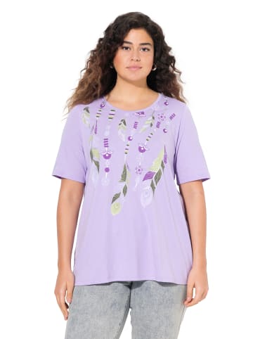 Ulla Popken Shirt in lavendel