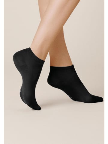 Kunert Sneakersocken Finest Cotton hautsympatisch in Black