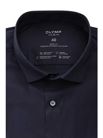 OLYMP  Langarm FreizeitHemd für Herren in marineblau
