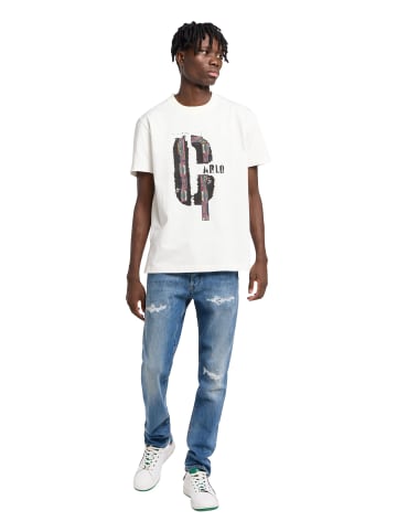 Carlo Colucci T-Shirt Eusebi in Weiß