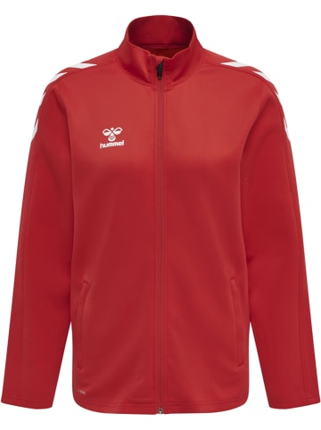 Hummel Hummel Zip Jacke Hmlcore Multisport Damen Atmungsaktiv Feuchtigkeitsabsorbierenden in TRUE RED