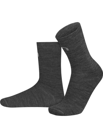normani 2 Businesssocken aus Merinowolle in Anthrazit