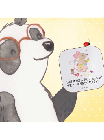 Mr. & Mrs. Panda Glasuntersetzer Die Freude an der Kreativität e... in Weiß