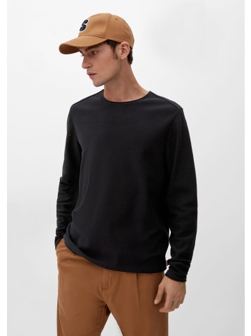 s.Oliver Strickpullover langarm in Schwarz