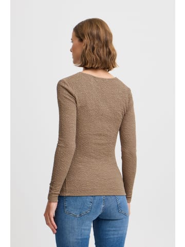 b.young Shirttop BYPOLI LS TSHIRT - 20815316 modisches Shirttop in Grau