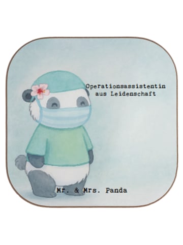 Mr. & Mrs. Panda Tischuntersetzer Operationsassistentin Leidensc... in Weiß