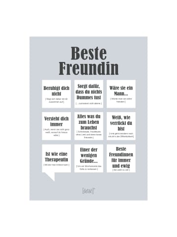 Poster & Frame Poster Bester Freundin