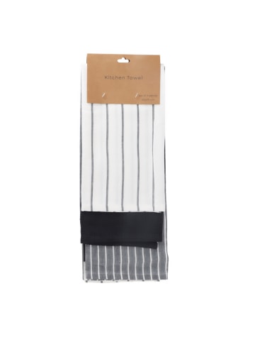 Home&Styling Collection Küchentücher aus Baumwolle, 3er-Set in Dunkelblau, (B) 45 x (L) 70 cm