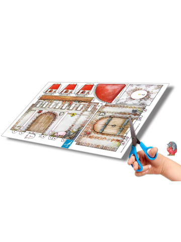 Atelier Ritterburg Bastelbogen | 3d bespielbare Burgkulisse für Ritter und Prinzessin