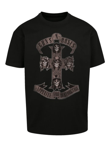 F4NT4STIC Oversize T-Shirt Guns 'n' Roses Hard Rock Musik Band in schwarz