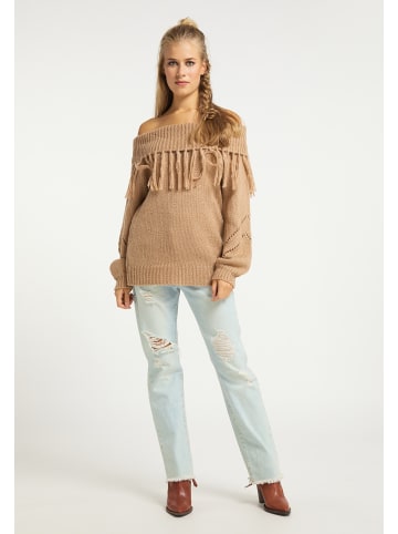usha FESTIVAL Damen Strickpullover in Beige