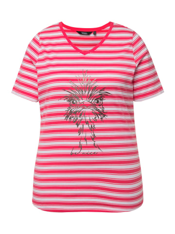 Ulla Popken Shirt in hibiskusrot