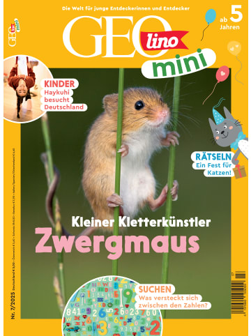 meinabo.de Gutschein: 15 Ausgaben GEOLINO MINI