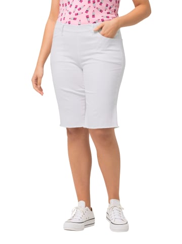 Ulla Popken Bermuda in schneeweiß