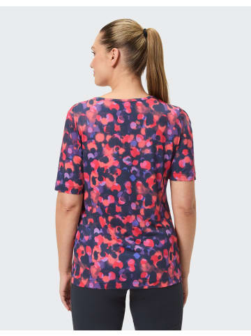 Joy Sportswear T-Shirt DONJA in hibiscus red print