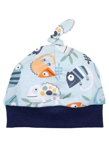 Nini Babymütze Chamäleon in blau