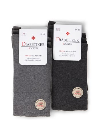 Occulto 10er Pack Diabetikersocken Goetz in GrauMix