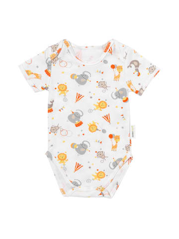 SlumberOrganix Bio Baby-Body kurzarm in Orange