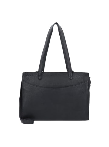 Cowboysbag Cow Crust Elston Schultertasche Leder 34 cm in black