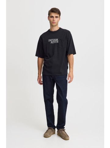 CASUAL FRIDAY T-Shirt CFTUE tee with print and chestpocket 20505315 modernes T-shirt in Schwarz