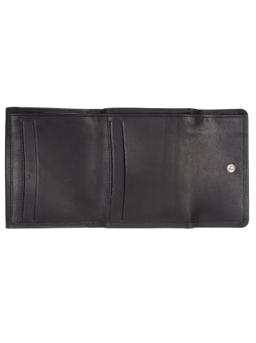 Golden Head Polo Geldbörse RFID Leder 10 cm in schwarz