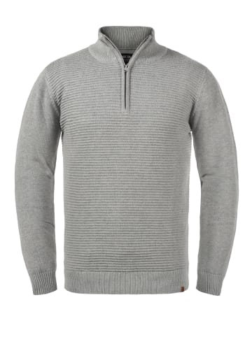 INDICODE Troyer IDRichard 35421MM Strickpulli mit Stehkragen in Grau