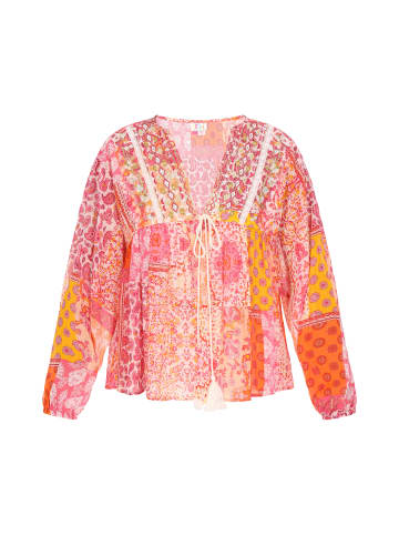 IZIA Women Blouse in orange multicolor