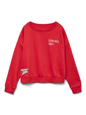 Vero Moda Girl Sweatshirt in Ribbon Red