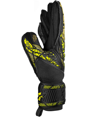 Reusch Torwarthandschuh Attrakt Infinity Finger Support in 7739 black/gold/yellow/black