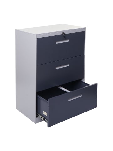 MCW Hängeregisterschrank A10, 103x76x46cm grau-dunkelgrau