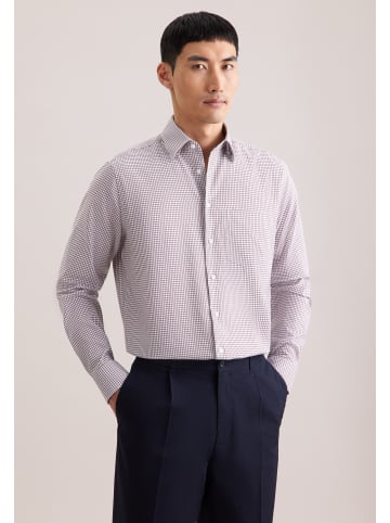 Seidensticker Business Hemd Regular in Braun