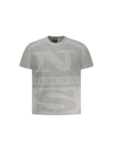 North Sails Graues Baumwoll-T-Shirt