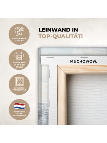 MuchoWow Leinwand bilder Bergsee (BxH)