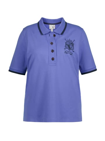 Ulla Popken Poloshirt in blauviolett