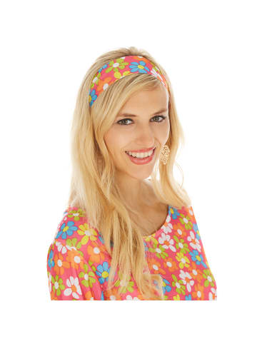 tectake Kurzes Elastik-Jersey-Kleid, bunt