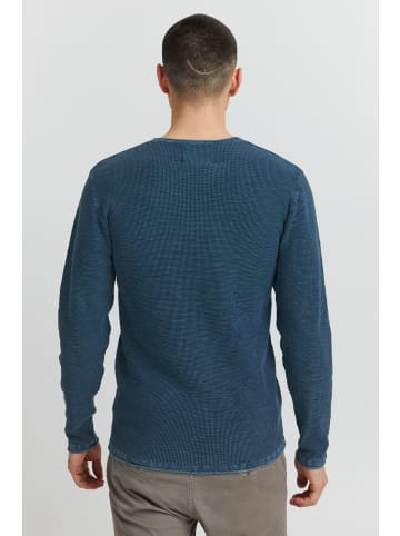 INDICODE Strickpullover IDKarpo 30412MM Herren Feinstrickpullover in Blau