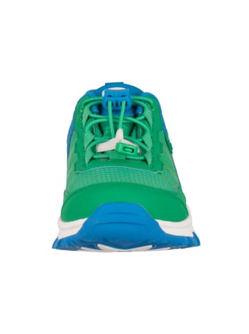 Trollkids Wanderschuh Hiker Low Trolltunga in emerald green/dynamic blue