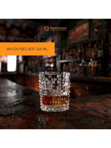 Nachtmann 4 er-Set Punk Whiskygläser in Transparent