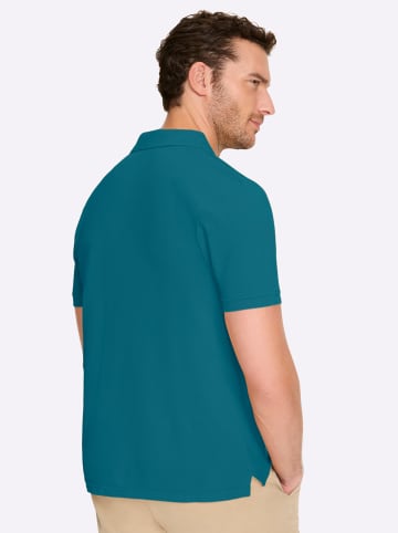 WITT WEIDEN Kurzarm-Poloshirt in aquapetrol