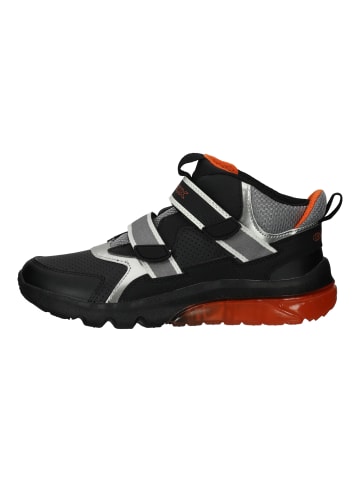 Geox Sneaker in Schwarz/Orange