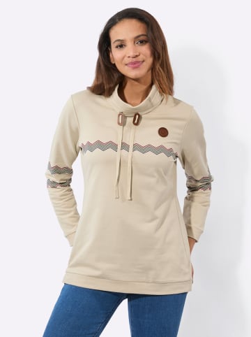 WITT WEIDEN Long-Sweatshirt in sand