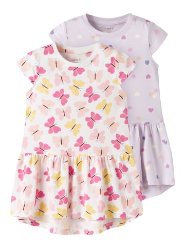 name it 2er Pack Jersey Kurzarmkleid Nmfvigga in lavender fog