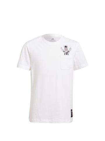 adidas Performance T-Shirt Juventus Turin in weiß / schwarz