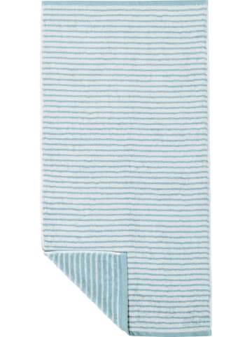 Erwin Müller Jacquard Duschtuch Konstanz in bleu