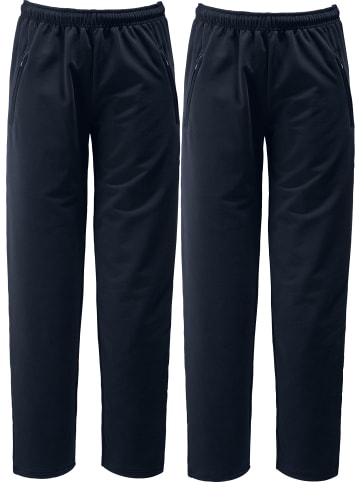 Erwin Müller Sweat Freizeithose, lang 2er-Pack in dunkelblau