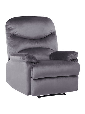 Beliani Sessel ESLOV in Grau/Schwarz - (W) 85 x (H) 103 x (L) 90 cm