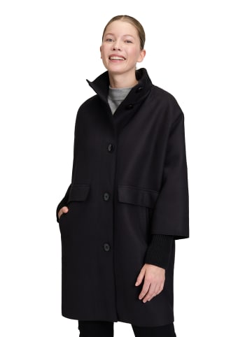 Betty Barclay Wollmantel mit Strickdetails in Schwarz