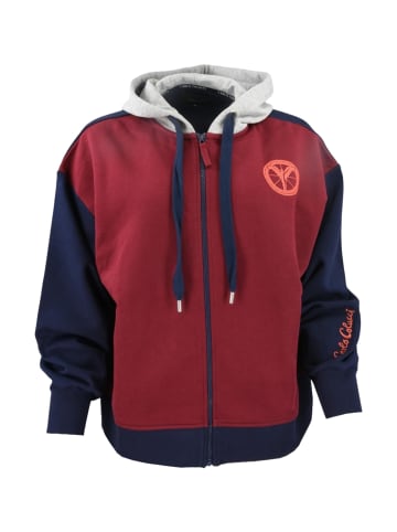Carlo Colucci Sweatjacke Carla in Bordeaux